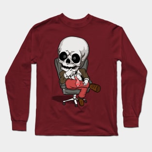 Sitting skull Long Sleeve T-Shirt